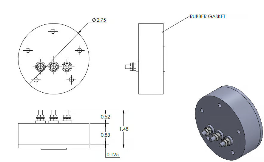 (19-250) Holley Easy Level™ Fuel Level Sender