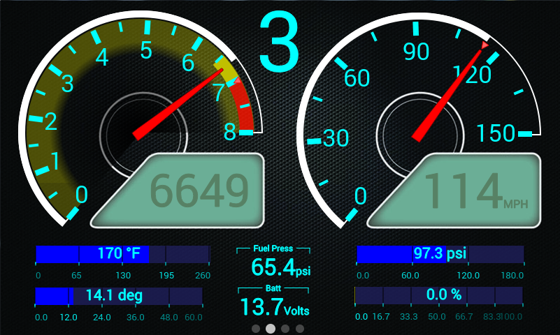 (553-106) Holley EFI 7" Digital Dash