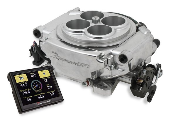 (550-510) Holley Sniper EFI Self-Tuning Kit- Shiny Finish