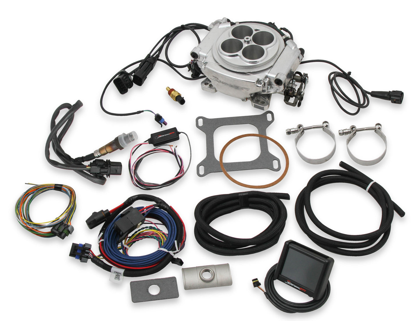 (550-510) Holley Sniper EFI Self-Tuning Kit- Shiny Finish
