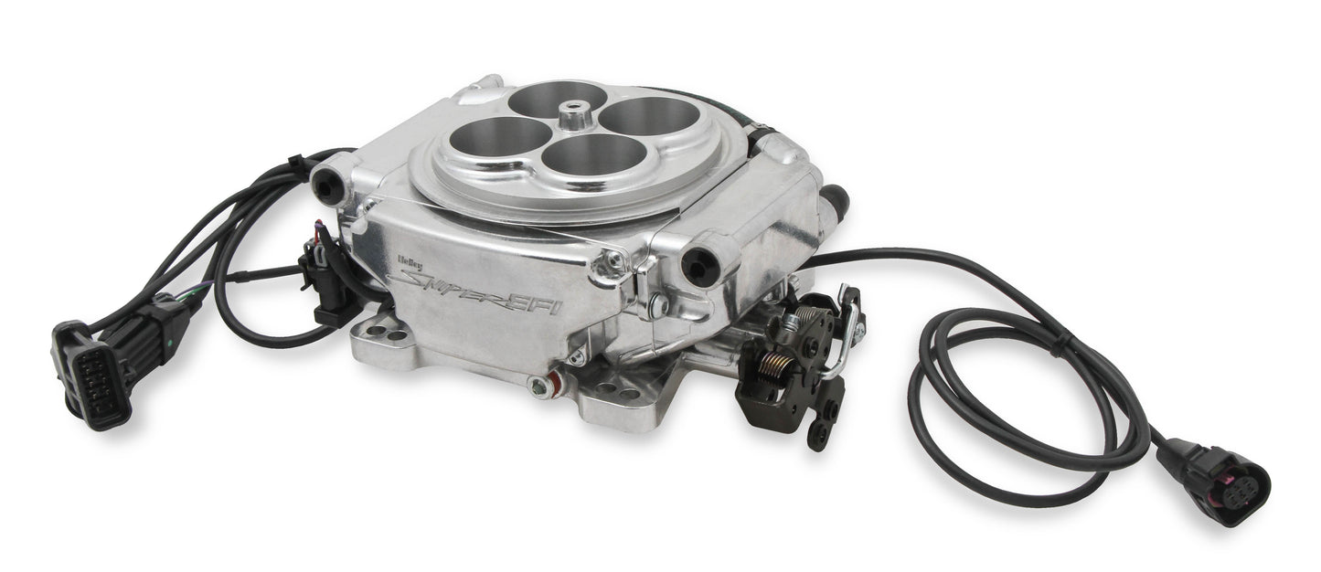 (550-510) Holley Sniper EFI Self-Tuning Kit- Shiny Finish