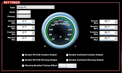 LDM Infrared Tire and Track Temperature Sensor (153300)