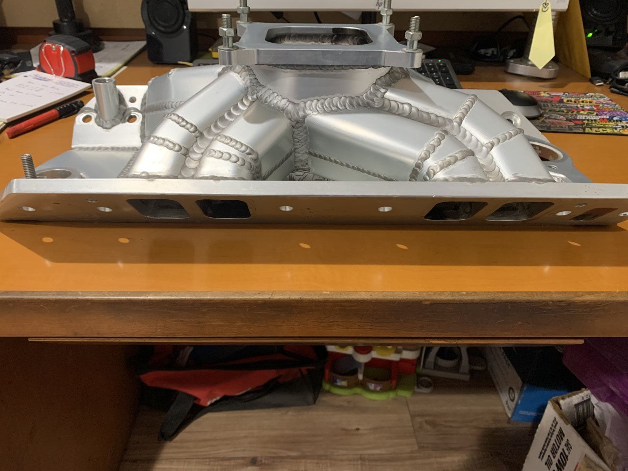 Used - Hogan Big Block Chevy Sheet Metal Intake Manifold