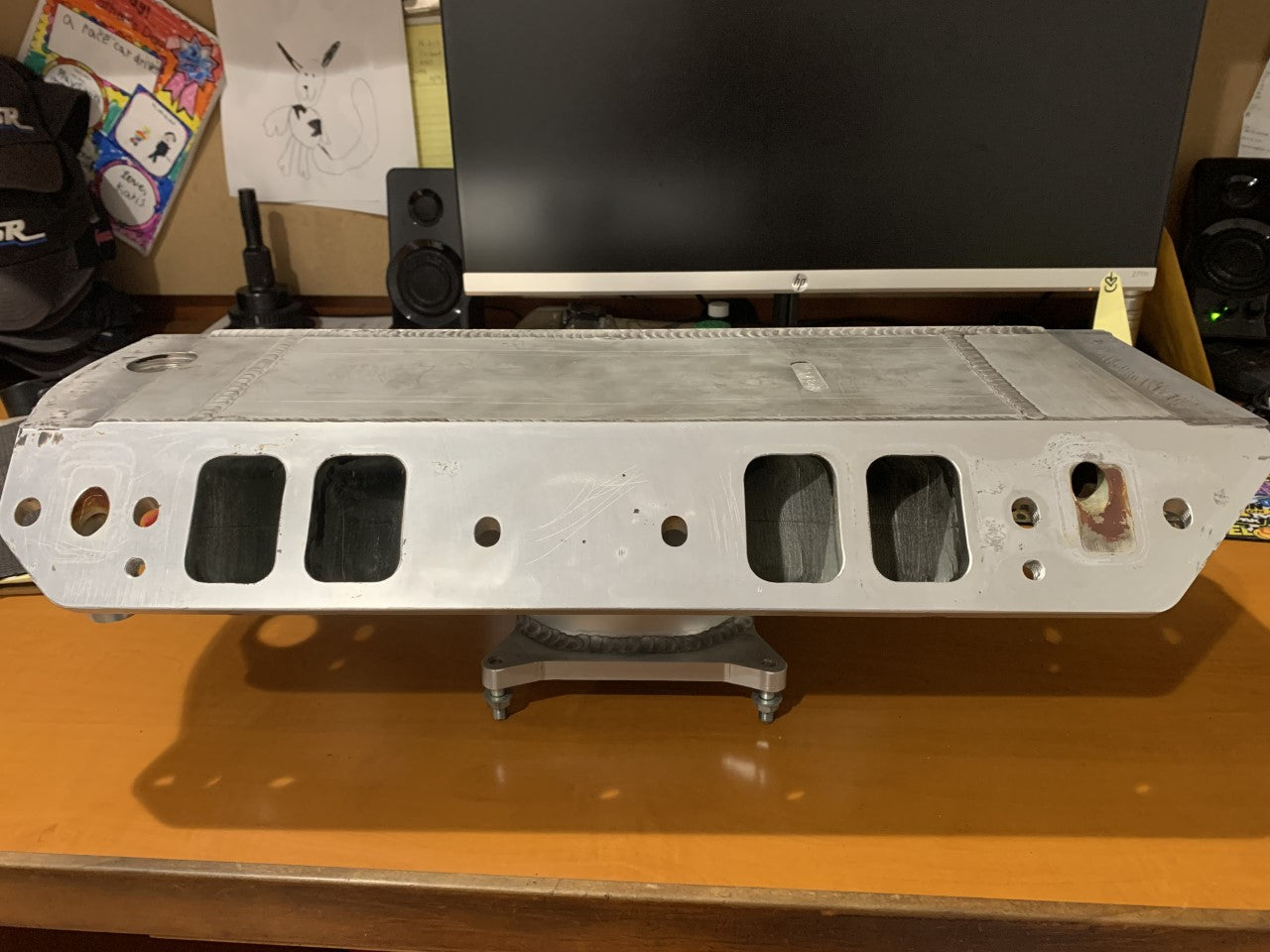 Used - Hogan Big Block Chevy Sheet Metal Intake Manifold