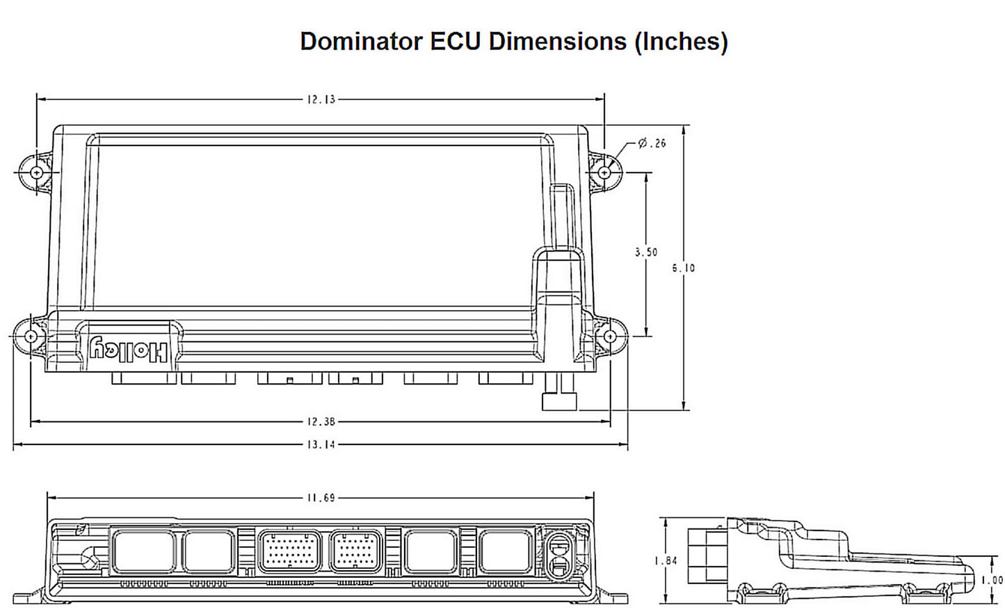 (554-114) Holley Dominator EFI ECU