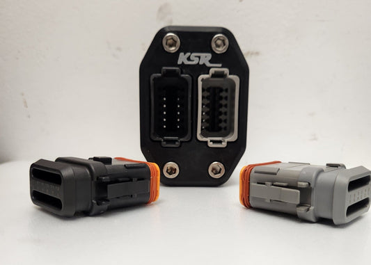 KSR Dual Deutsch DT 12 Pin Bulkhead Connector
