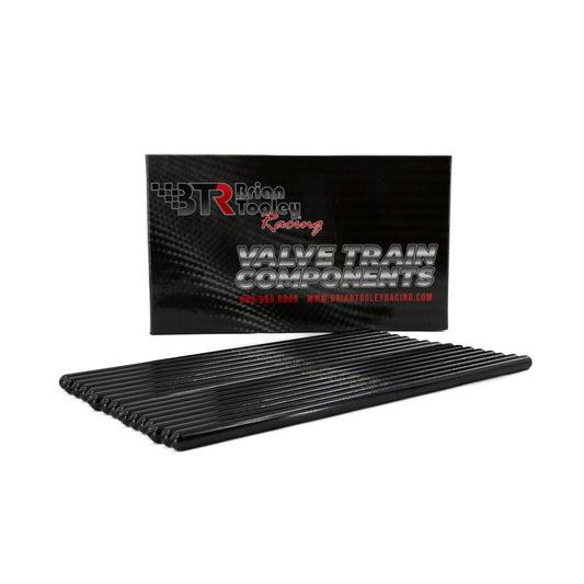 BTR CHROMOLY ONE-PIECE PUSHRODS - 7.450 LONG - 5/16 DIAMETER - .080 WALL - SET OF 16 PR7450312-16