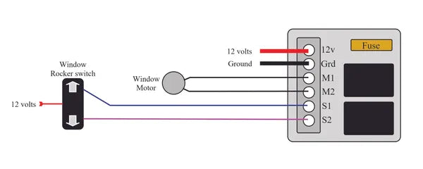 Leash Single Power Window or Power Lock Relay Module