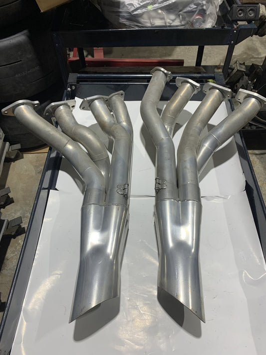 Used - Big Block Chevy Custom Shorty Headers For Tube Chassis & Dragster Front End